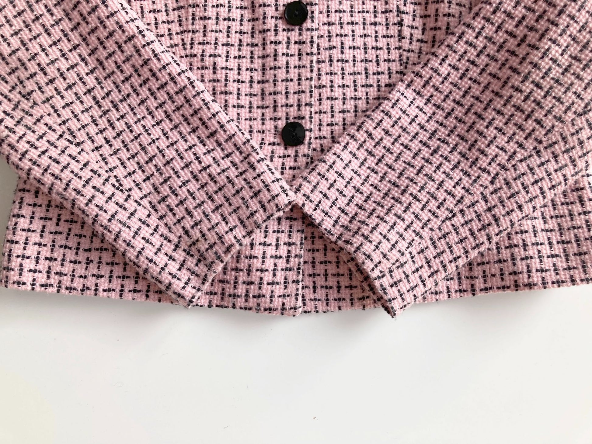 Vintage CLEO Pink Tweed Jacket, Size 10P - 6