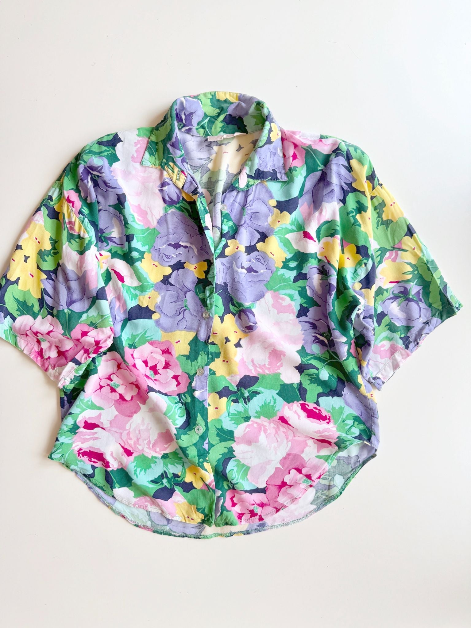 Vintage 90's FEMME UNIQUE Floral Blouse - 5