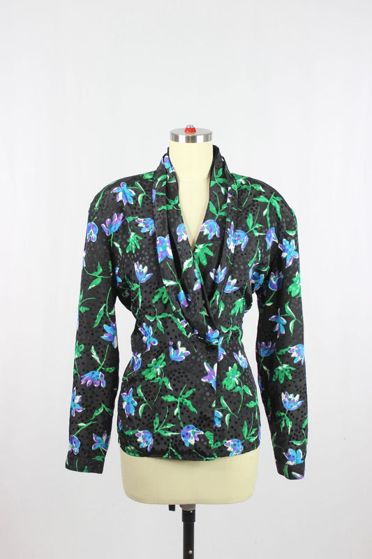 Vintage SUSAN J Blouse, Size 12 - 1