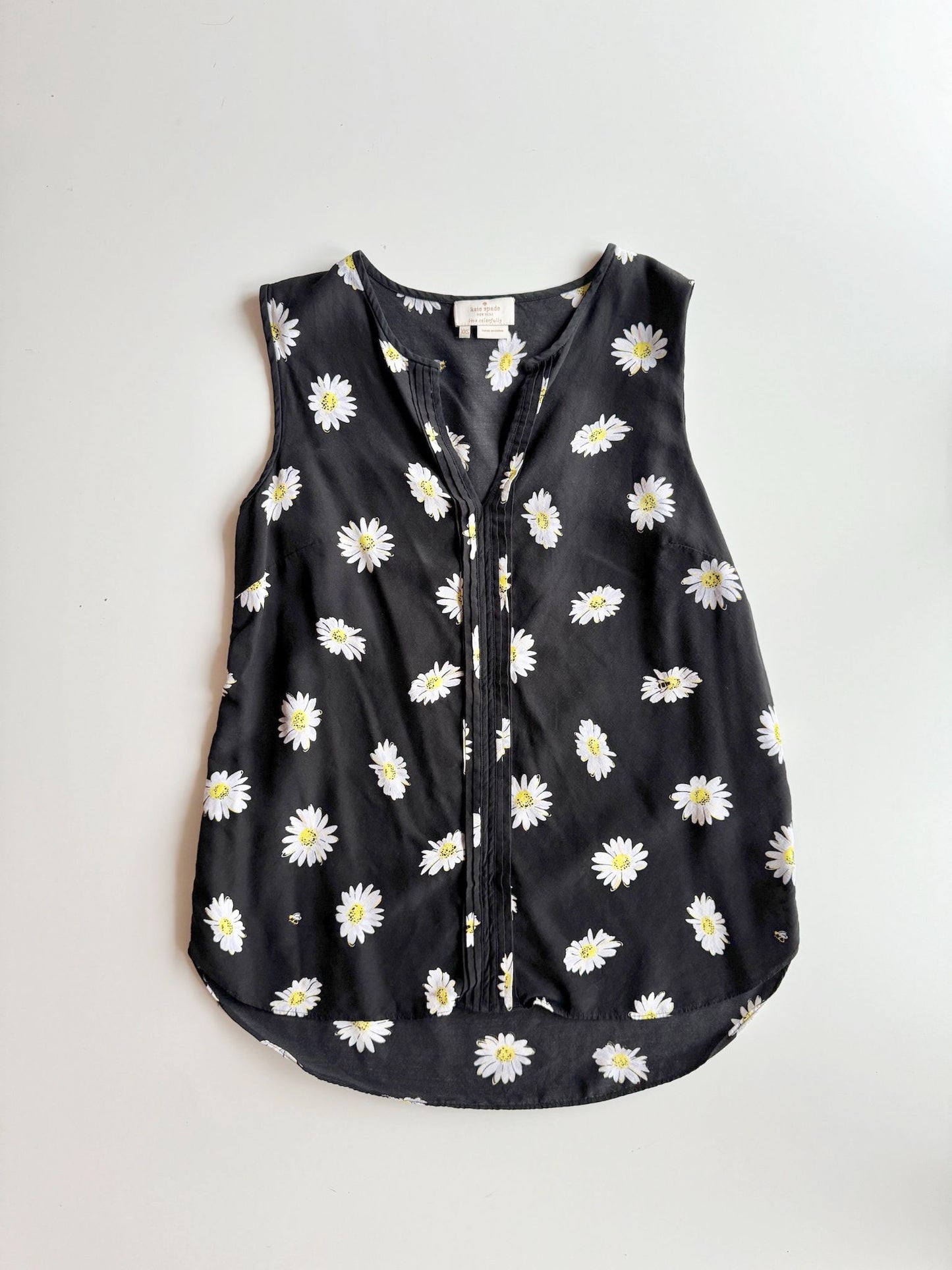 KATE SPADE Daisy Dot Blouse, Size XXS - 4