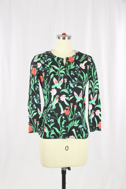 KATE SPADE Floral Cardigan, Size XXS - 1