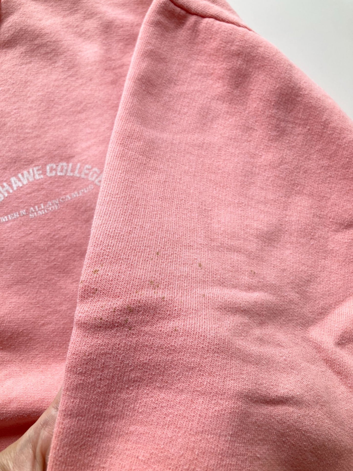 CLUB VICTORY Pink "Fanshawe College" Sweatshirt, Size L - 5