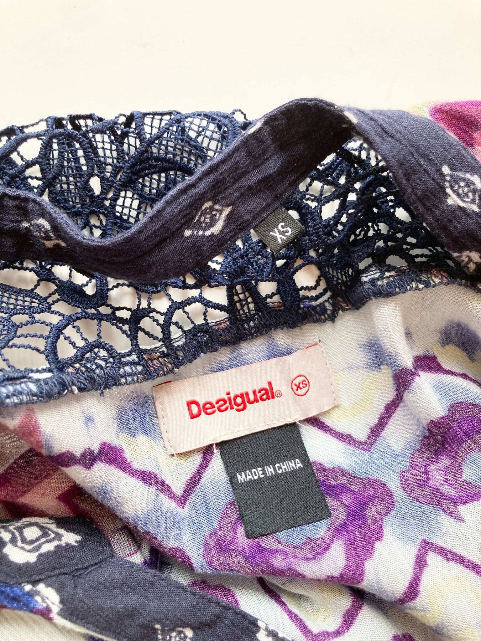 DESIGUAL Menorca Shirt, Size XS - 5