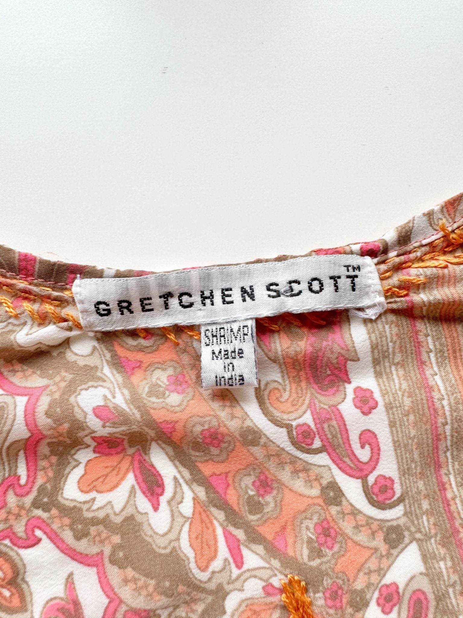 GRETCHEN SCOTT Paisley Silk Tunic, Size S - 7