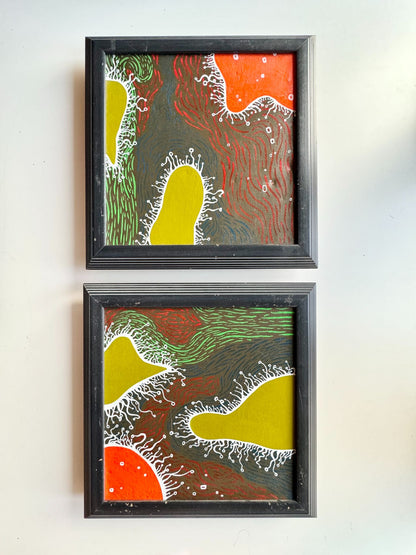 Art - Set of 2 Original Paintings - 1