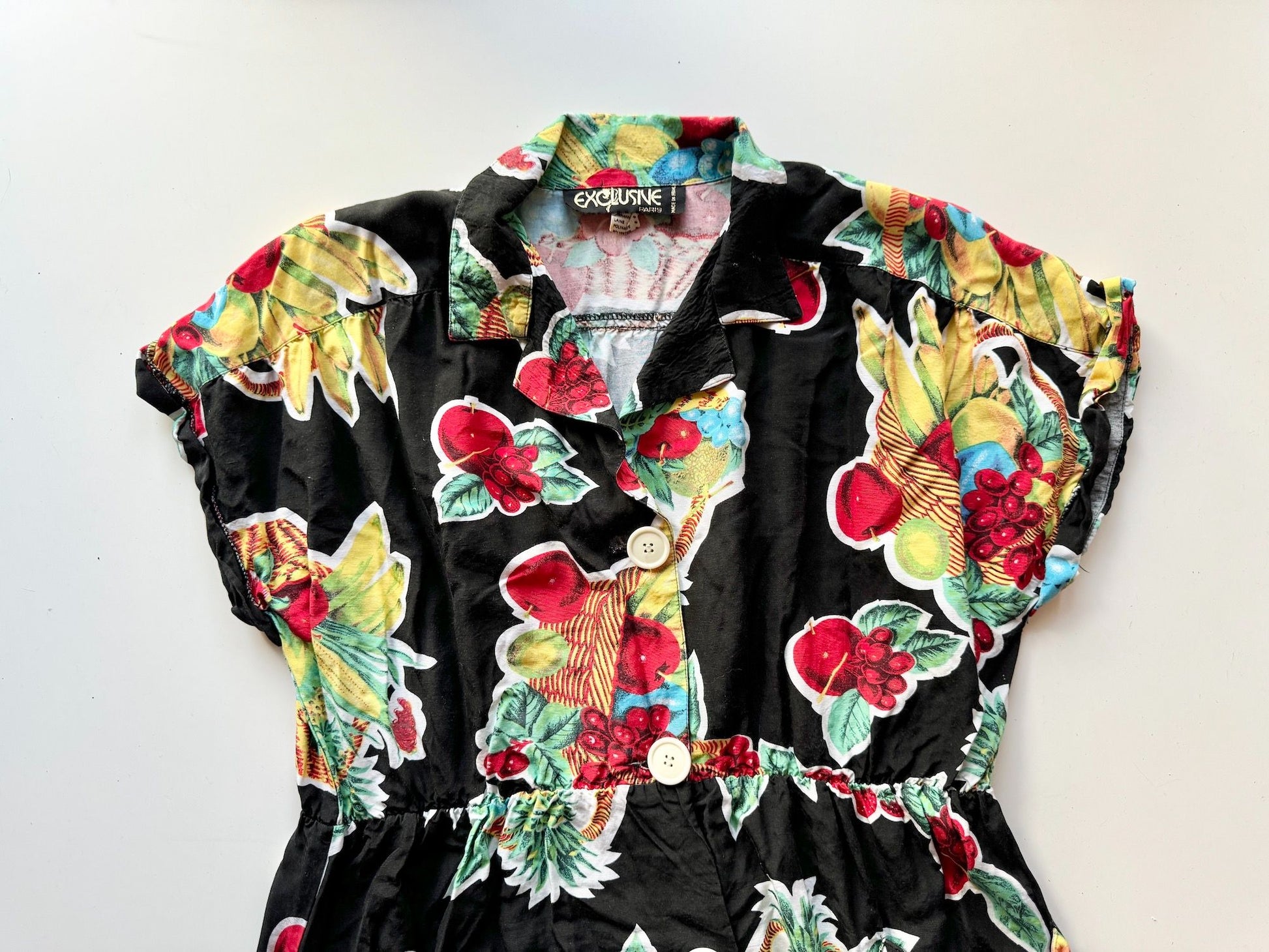 Vintage EXCLUSIVE Fruit Print Dress - 3