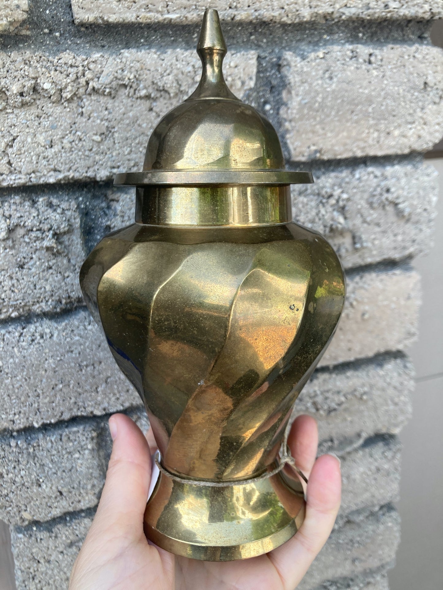 Brass urn - 1