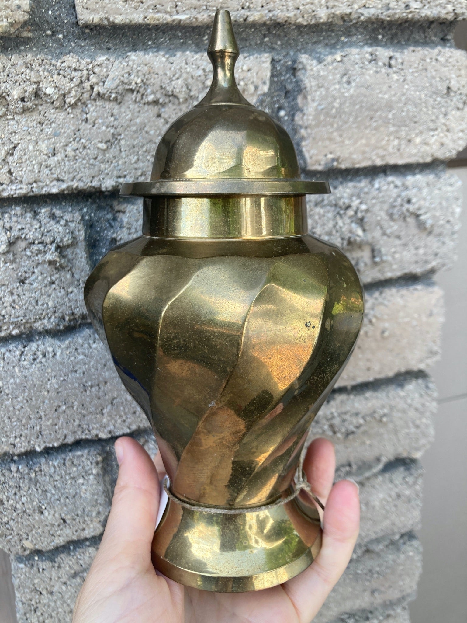 Brass urn - 1