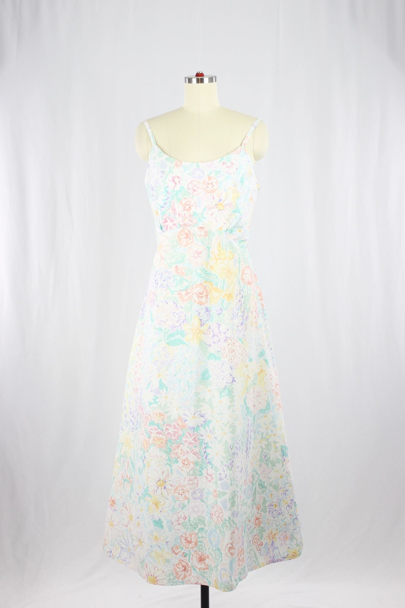 WORTH Meadow Floral Tea Dress, Size L - 1