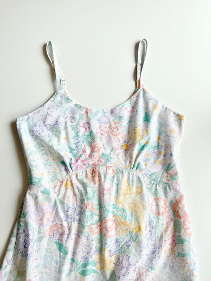 WORTH Meadow Floral Tea Dress, Size L - 5