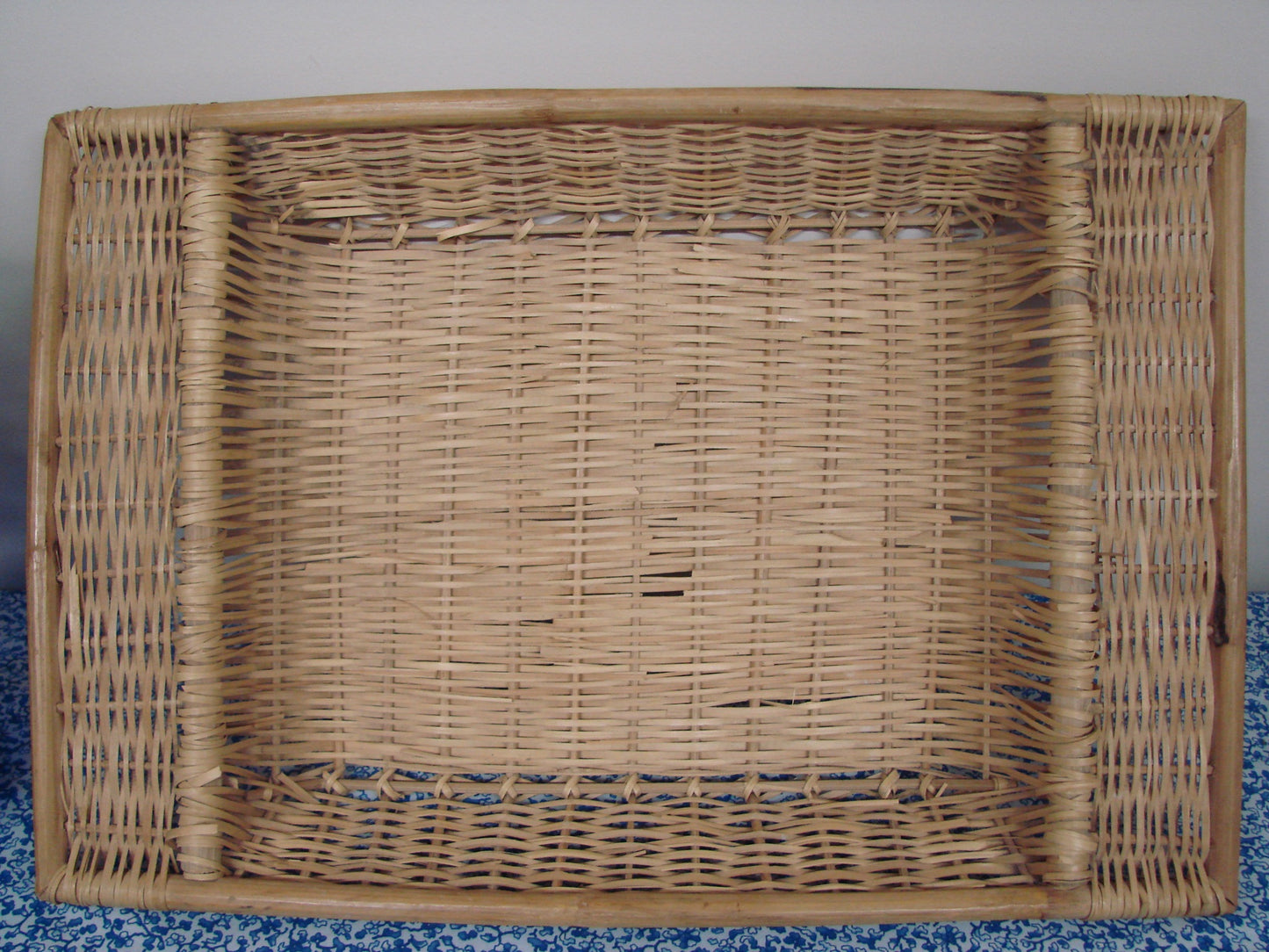 Angled Wicker Tray - 2