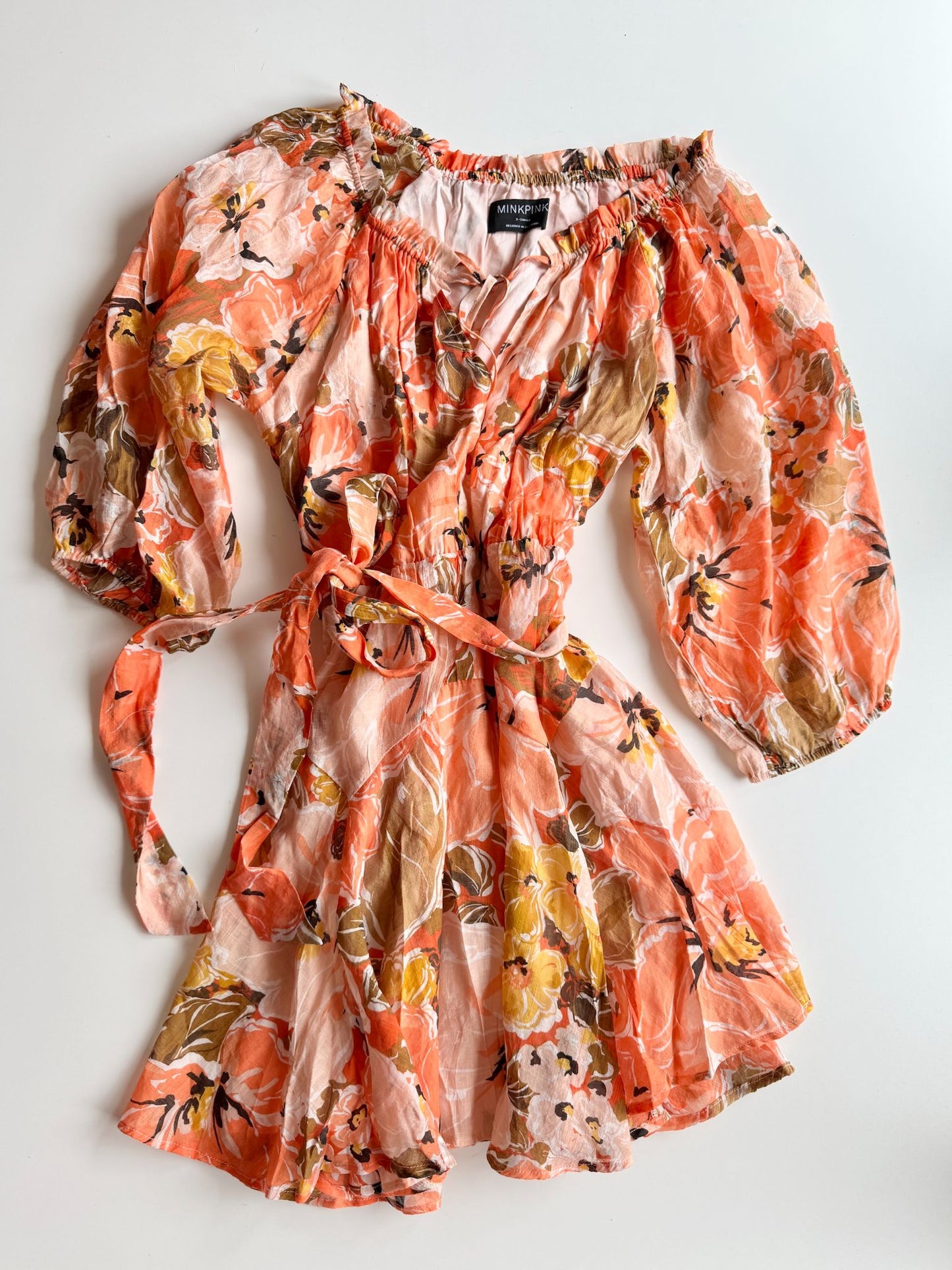 MINKPINK Tahlia Floral Mini Dress, Size XS - 5