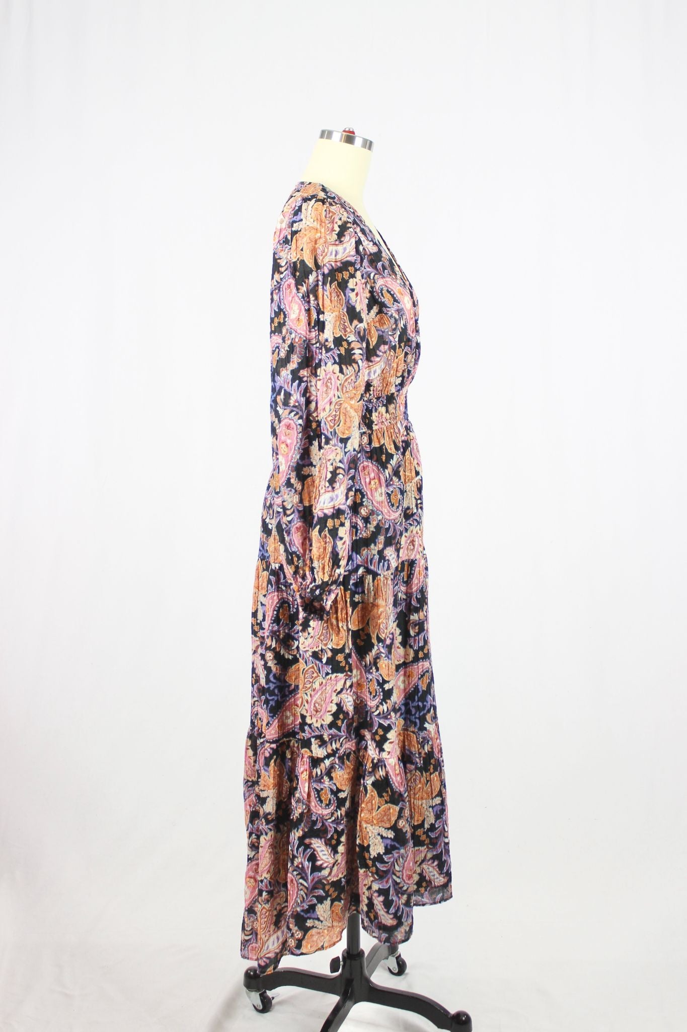 MINKPINK Celestia Floral Paisley Midi Dress, Size S - 2