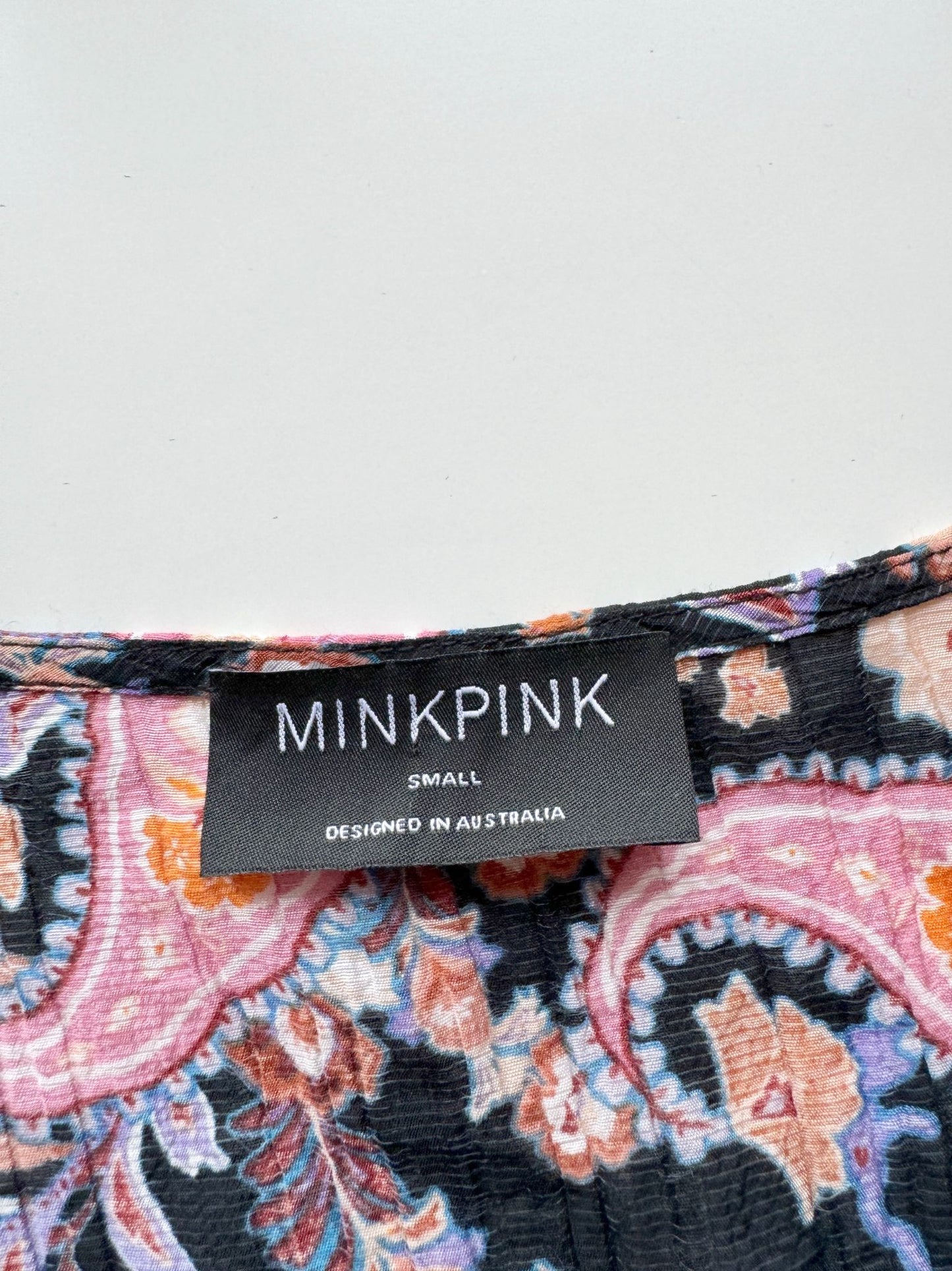 MINKPINK Celestia Floral Paisley Midi Dress, Size S - 6