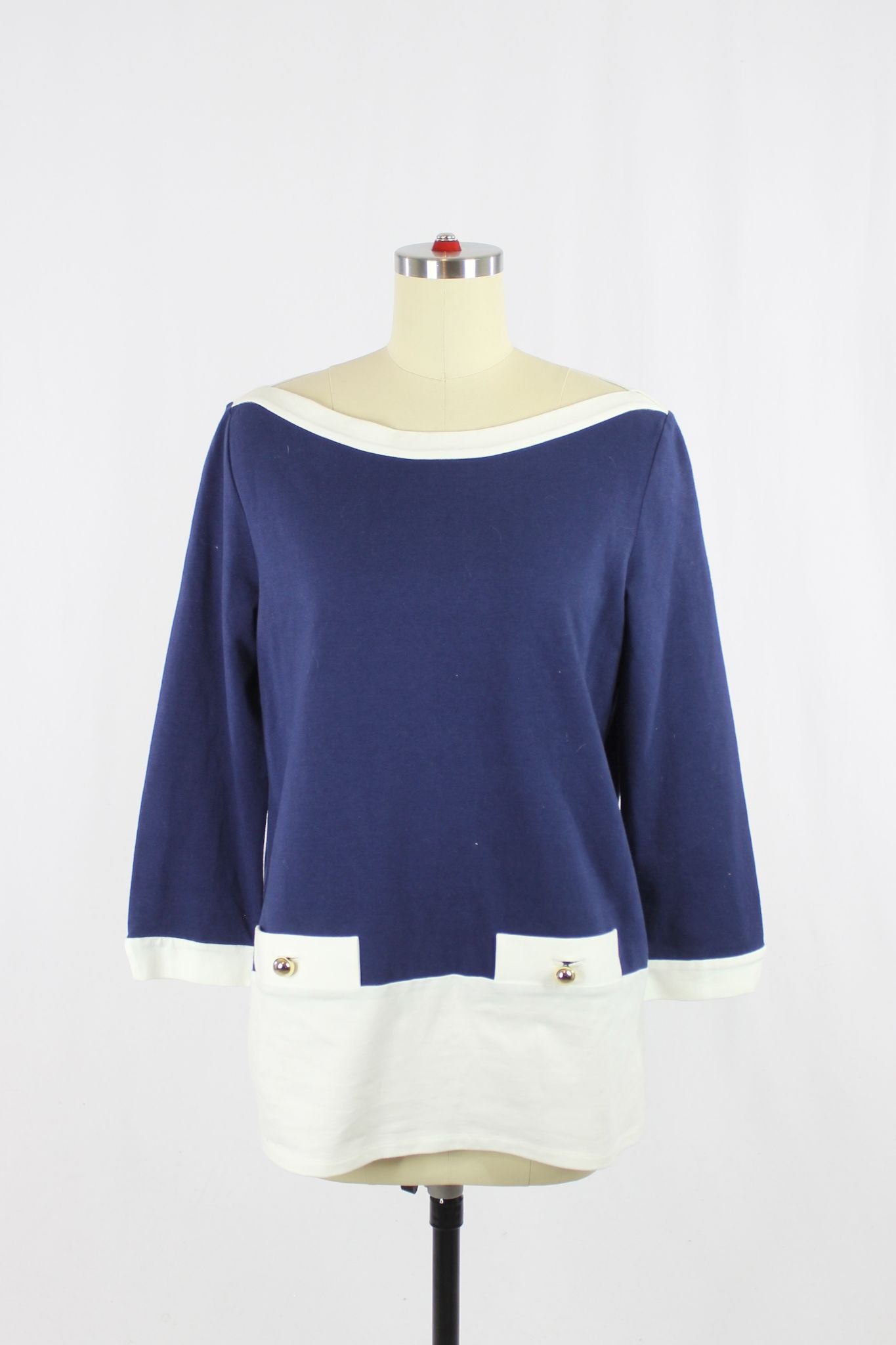 KATE SPADE Mazie Nautical Tunic, Size L - 1