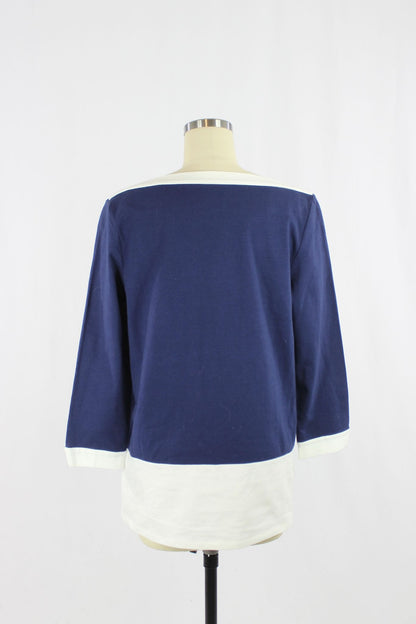 KATE SPADE Mazie Nautical Tunic, Size L - 3