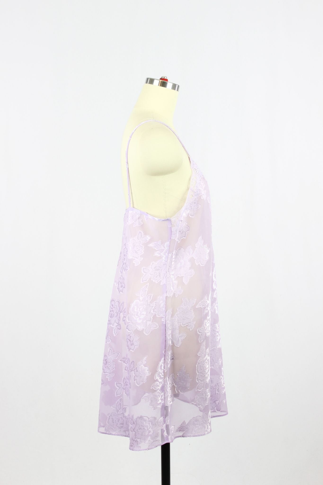 Vintage EXPRESSIONS Purple Slip Dress, Size M - 2