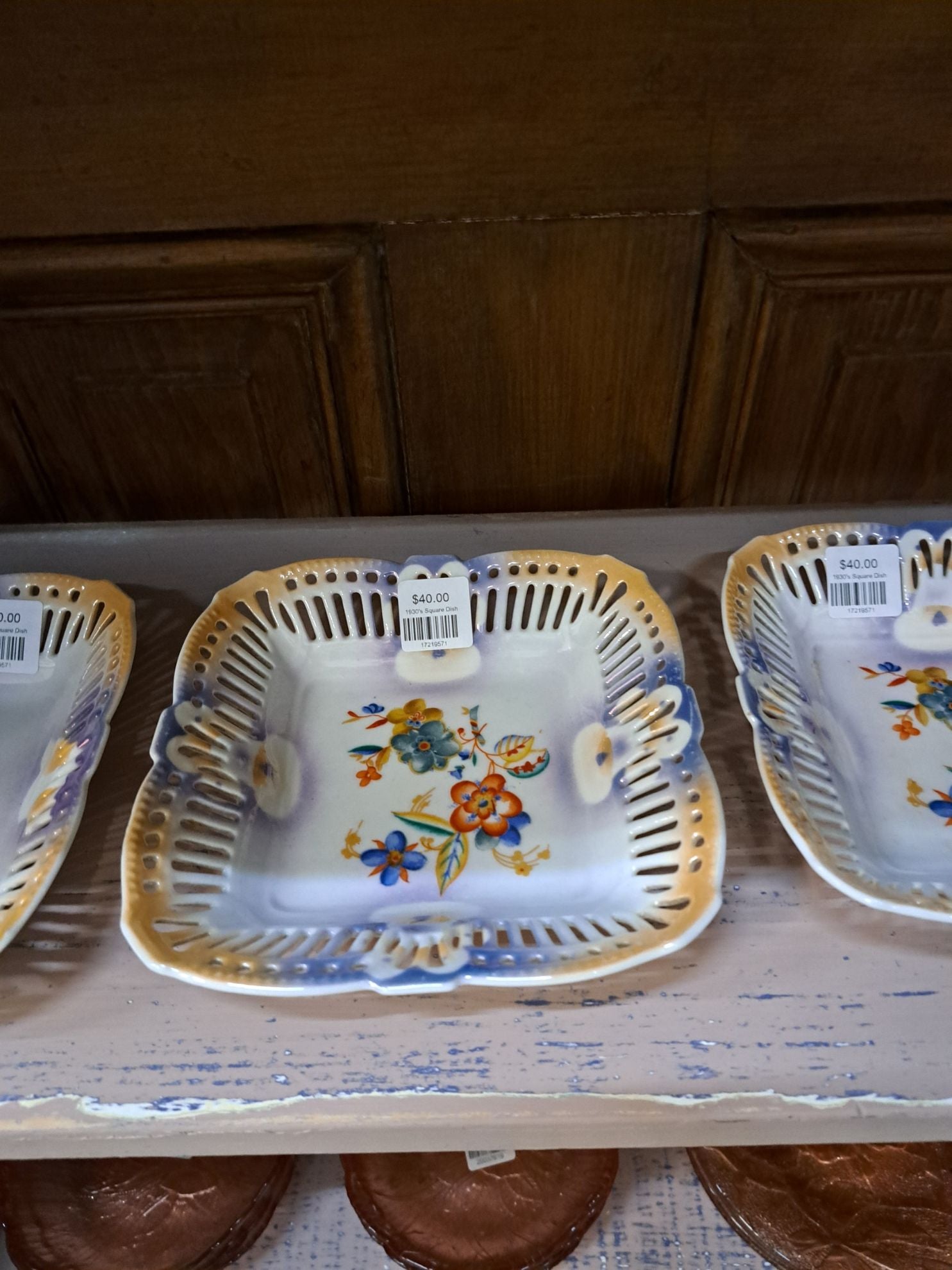 1930's Square Dish - 2