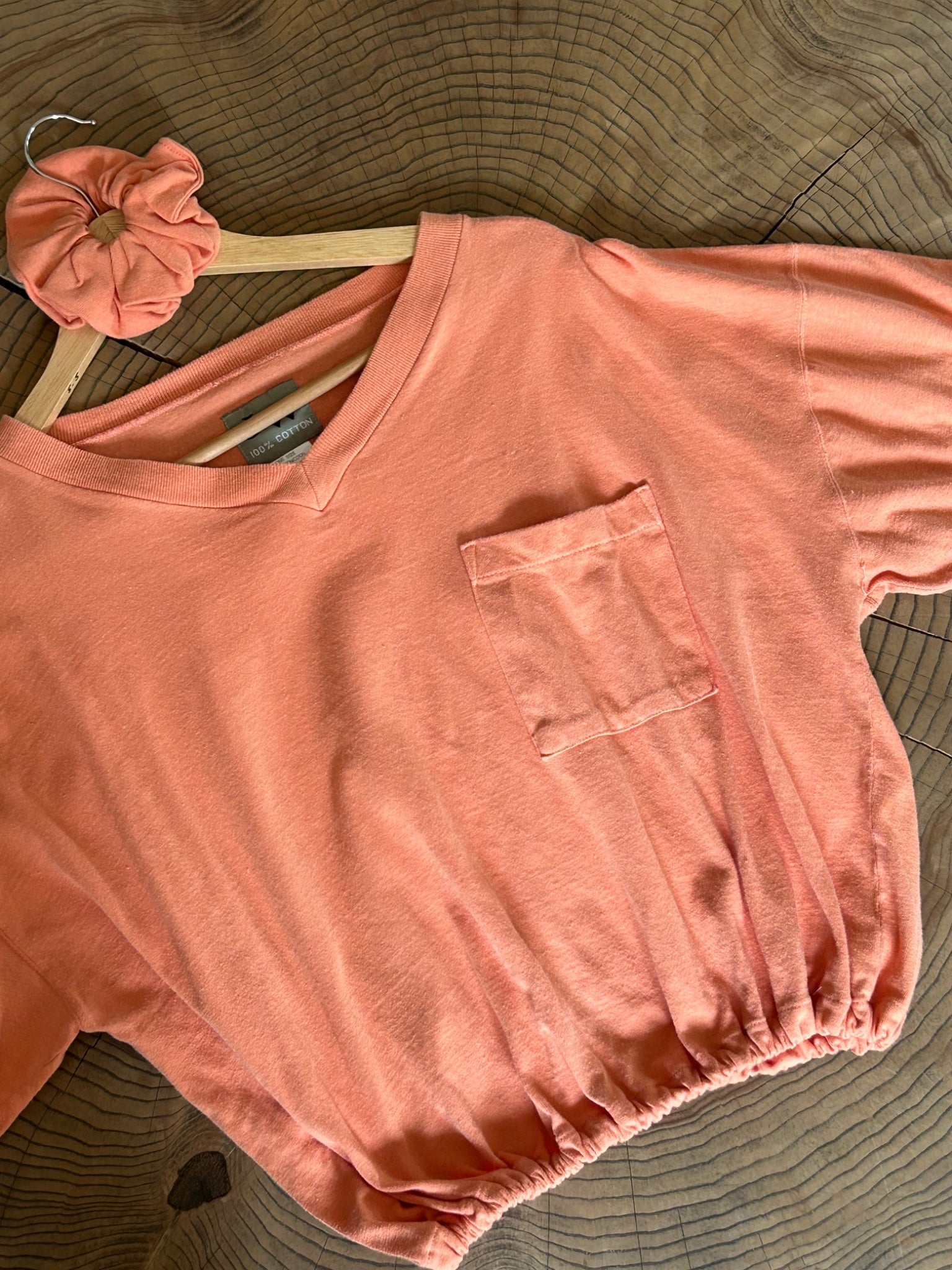 the little peachy pocket tee set - 1