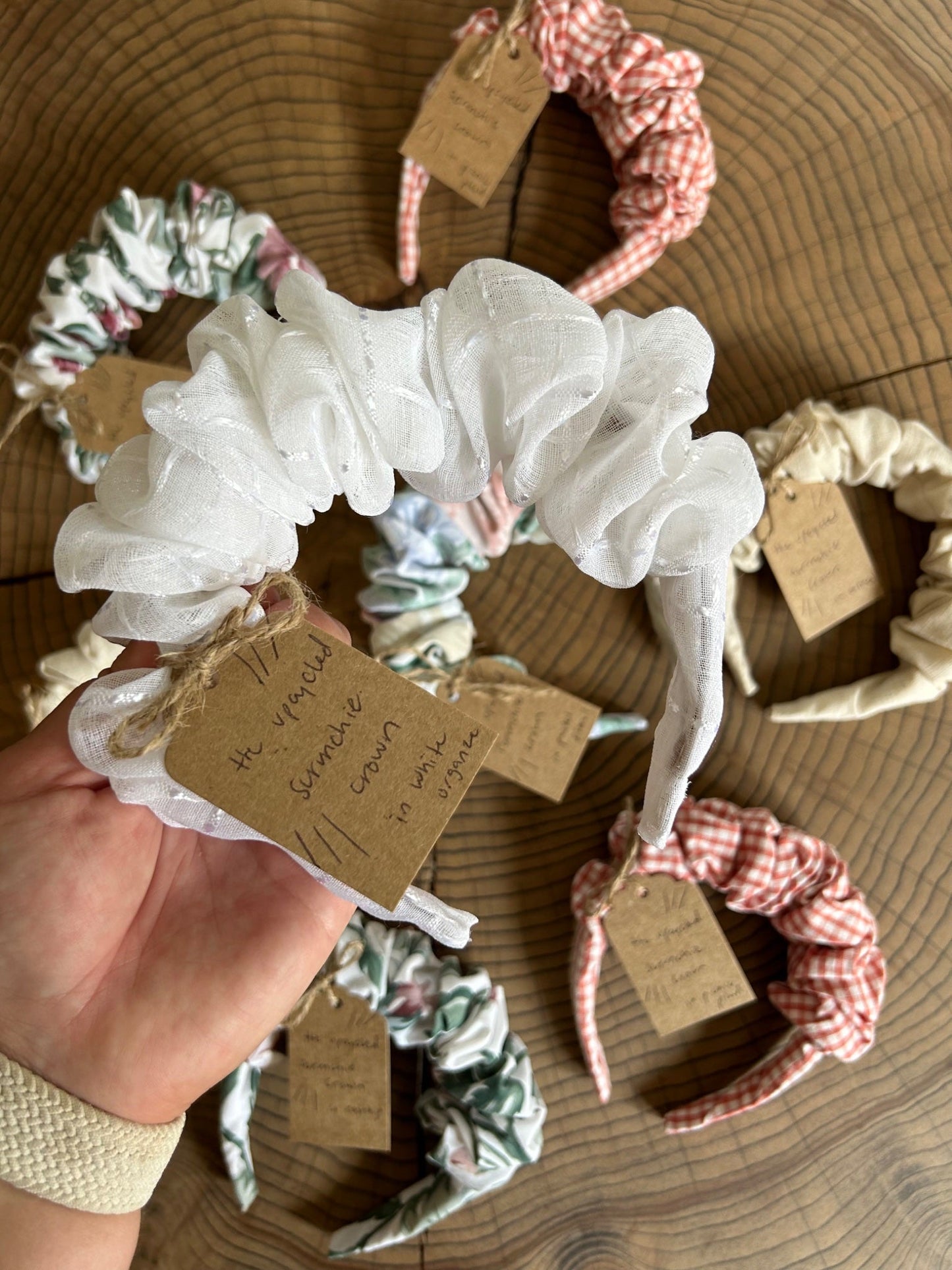 the upcycled scrunchie crown - 4