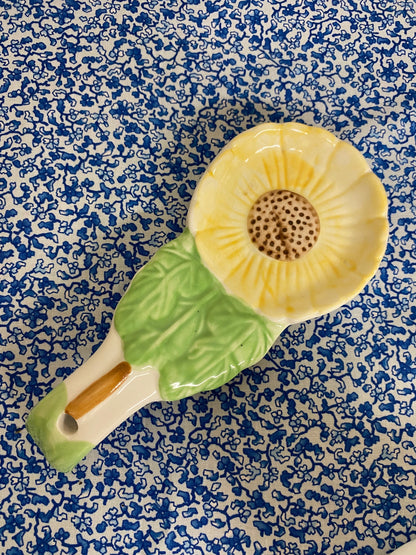 Sunflower spoon rest - 1