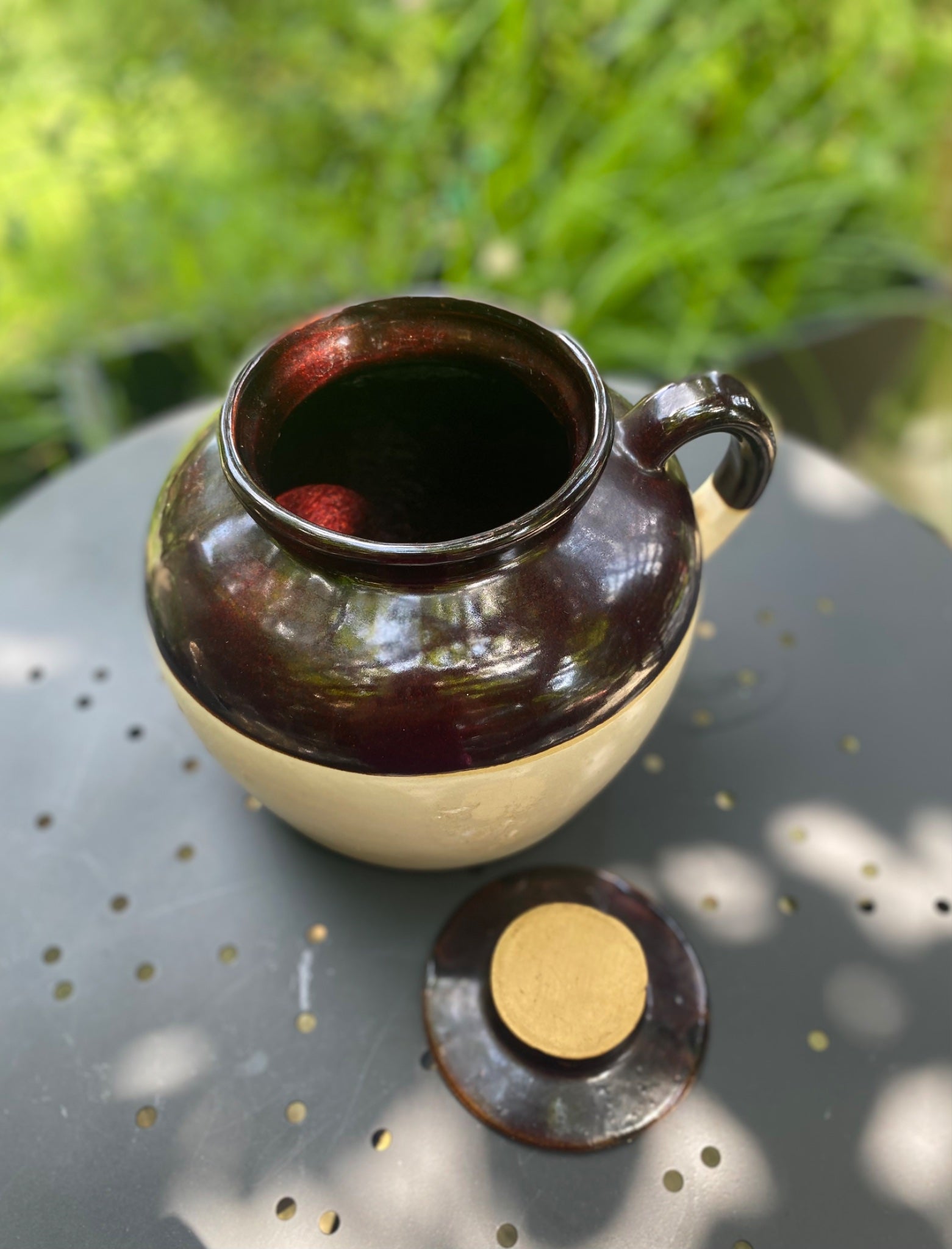 Vintage Stoneware Bean Pot / Crock - 2