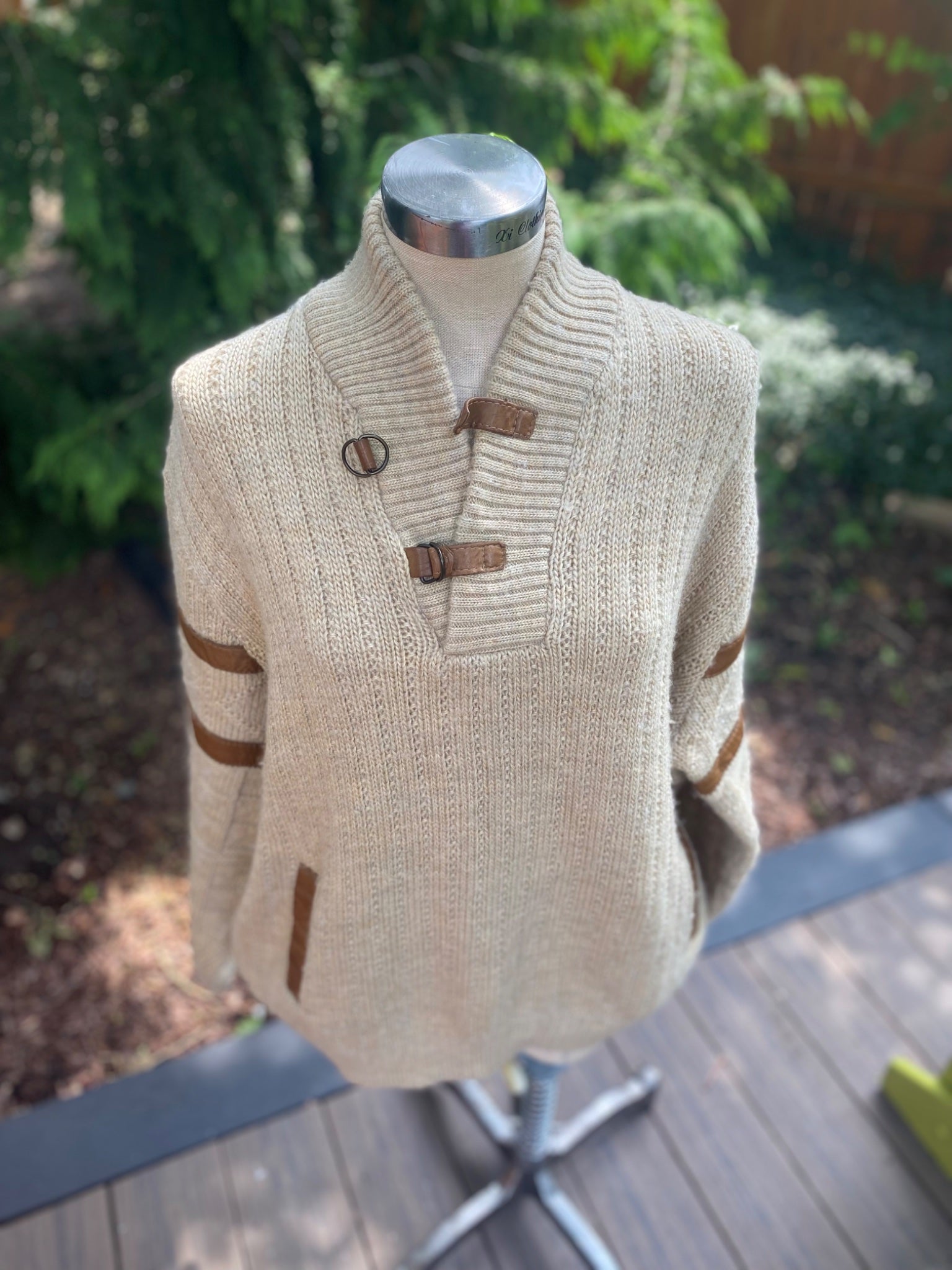 Vintage Tundra Wool Knit Sweater - 1