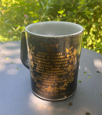 Vintage Cancer Horoscope Mug - 3