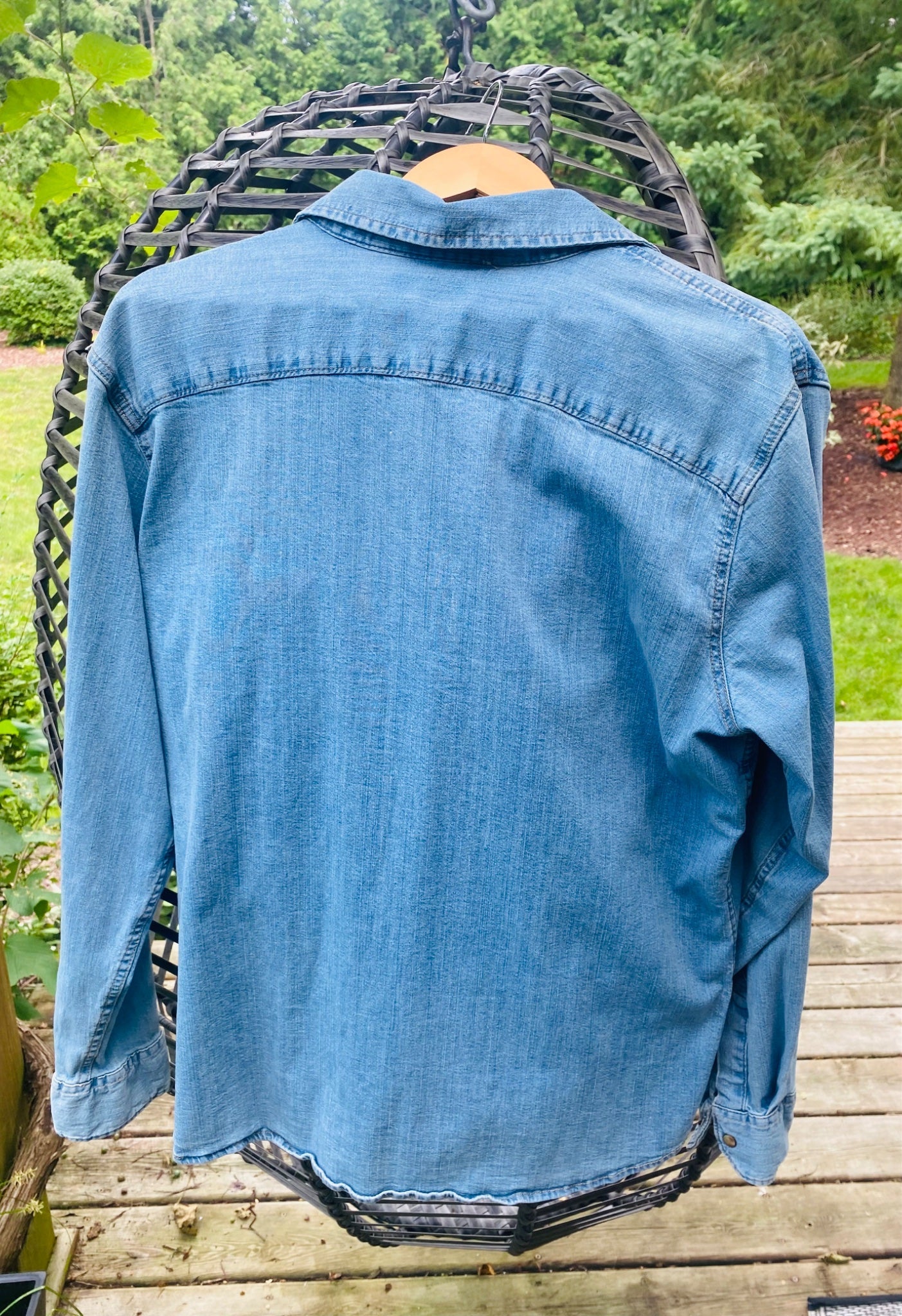 Vintage Wrangler Denim Shirt - 2