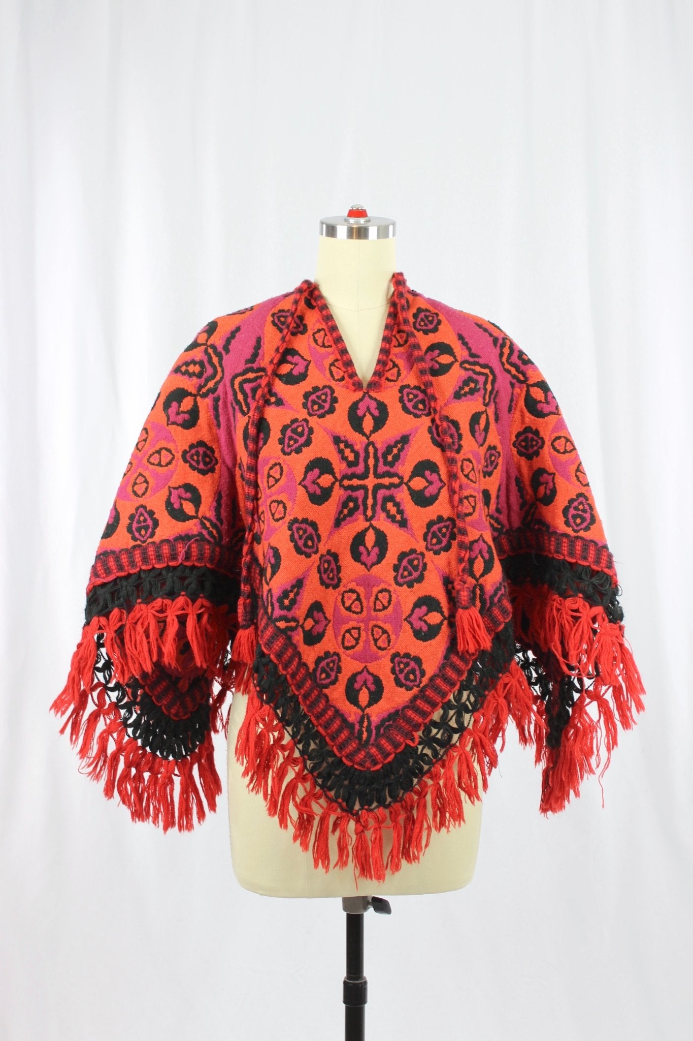 Tapestry Poncho - 2