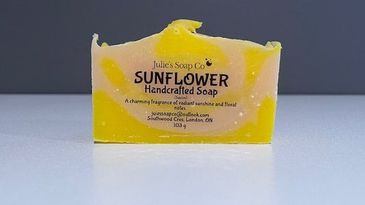 Sunflower soap bar - 1