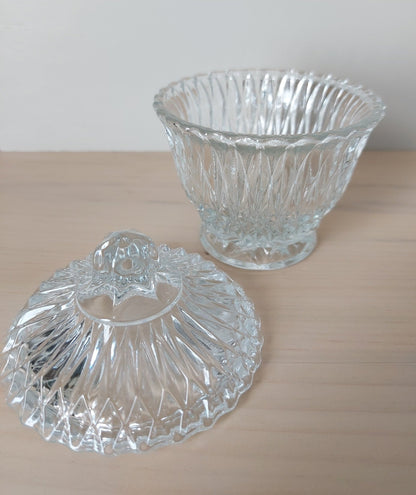 Glass lidded dish - 2