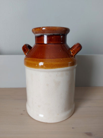 Stoneware milk jug crock - 2