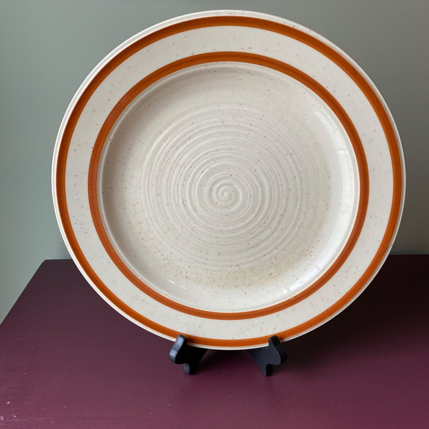 Spiced Pumpkin Mikasa Stoneware Platter  - 1