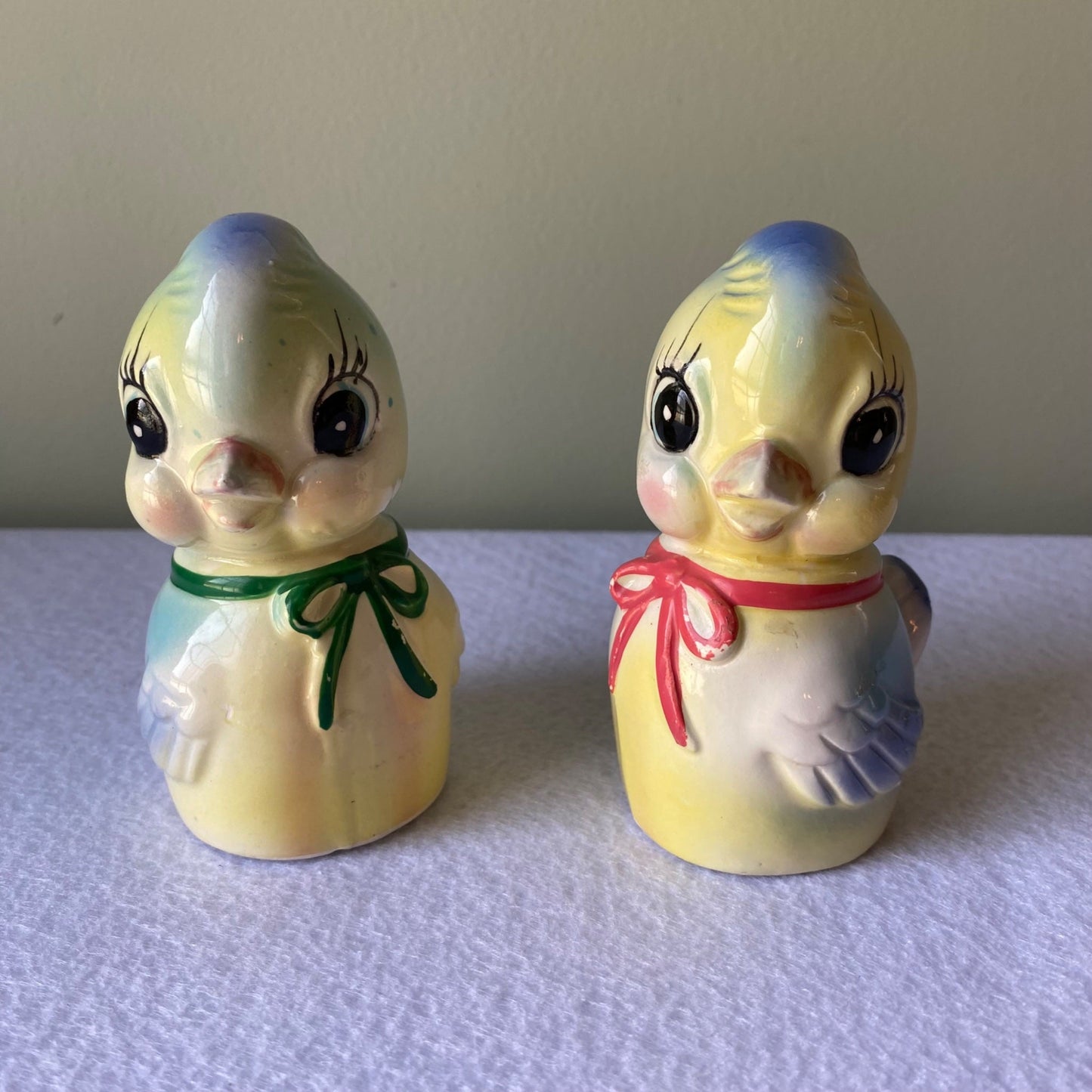 Anthropomorphic Bluebird Salt & Pepper Shakers  - 1