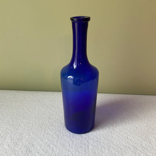 Cobalt Blue Glass Vase - 1