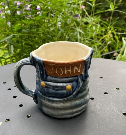 Vintage Blue Jean Mug - 2