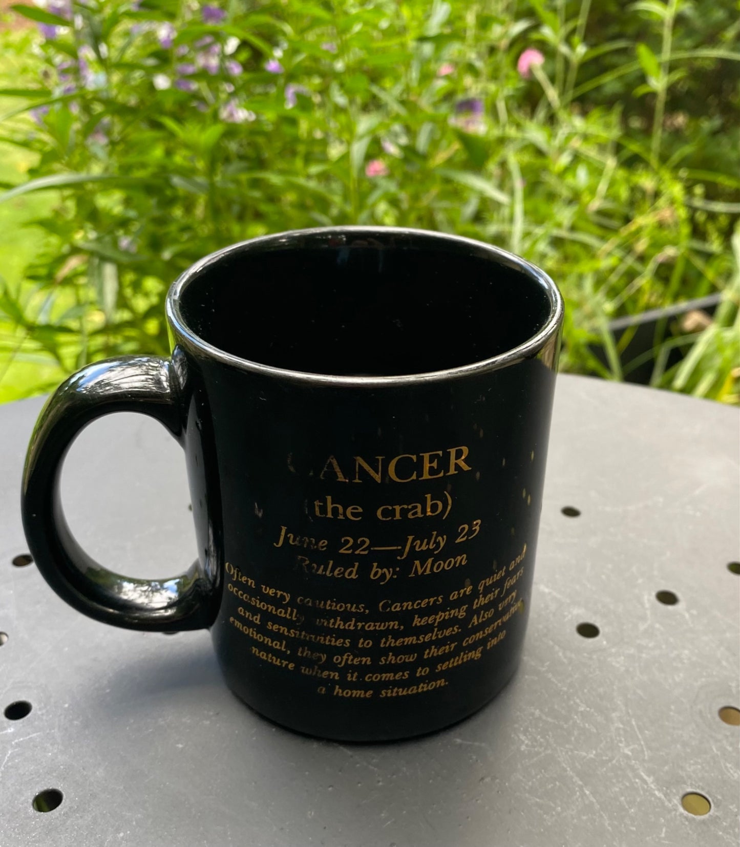 Vintage Cancer Horoscope Mug - 2