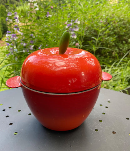 Vintage Isla (Italian) Apple Casserole with Lid - 1