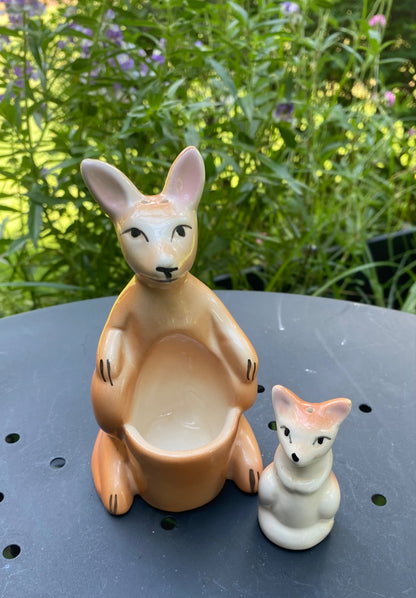 Vintage Kangaroo Salt and Pepper Shakers - 3