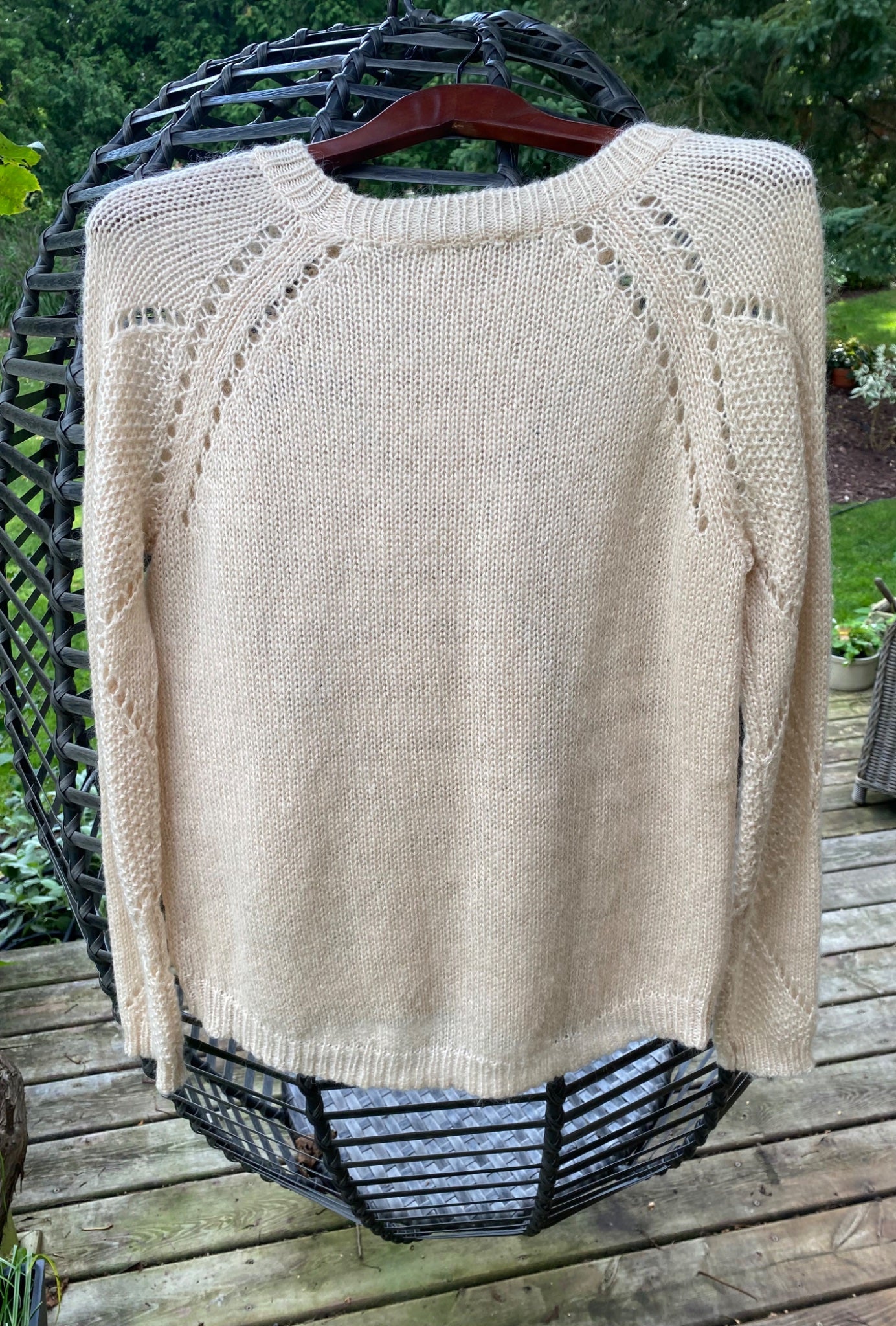 Pointelle Mohair Sweater - 2