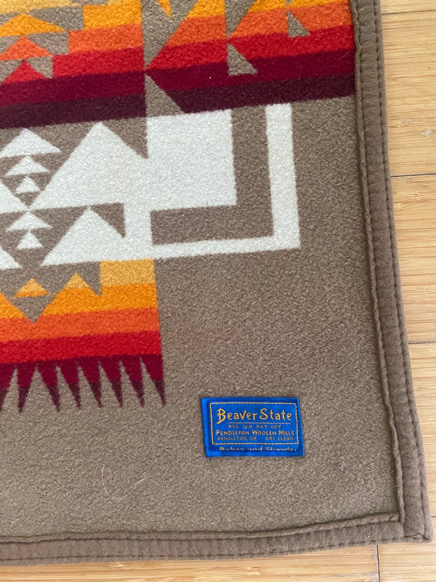 Beaver State Wool Pendleton Blanket - 4