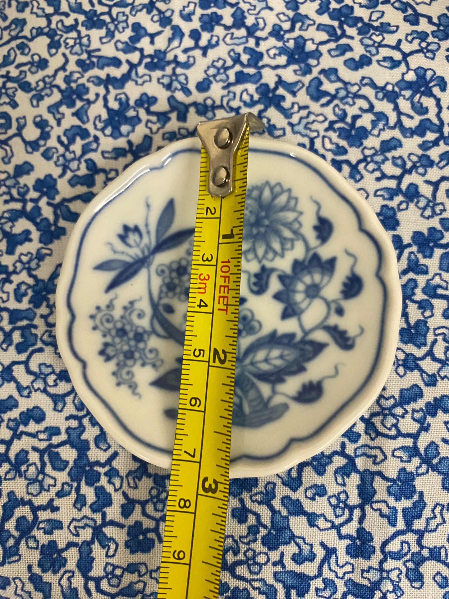 tiny blue germany ring dish - 2