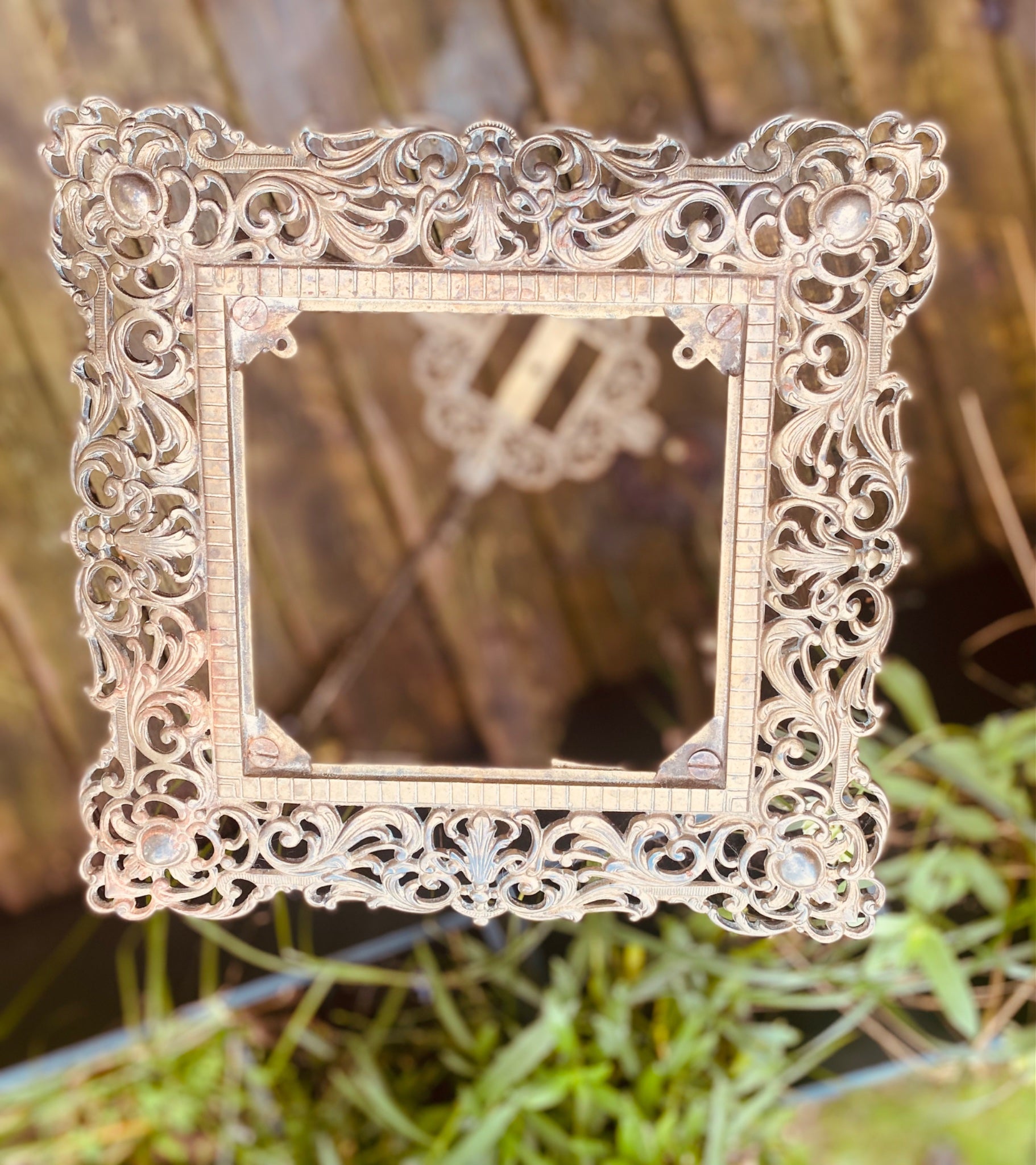 Victorian Brass and Marble Plant Stand - 4