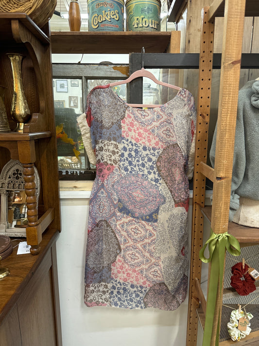 Patchwork dress - 1