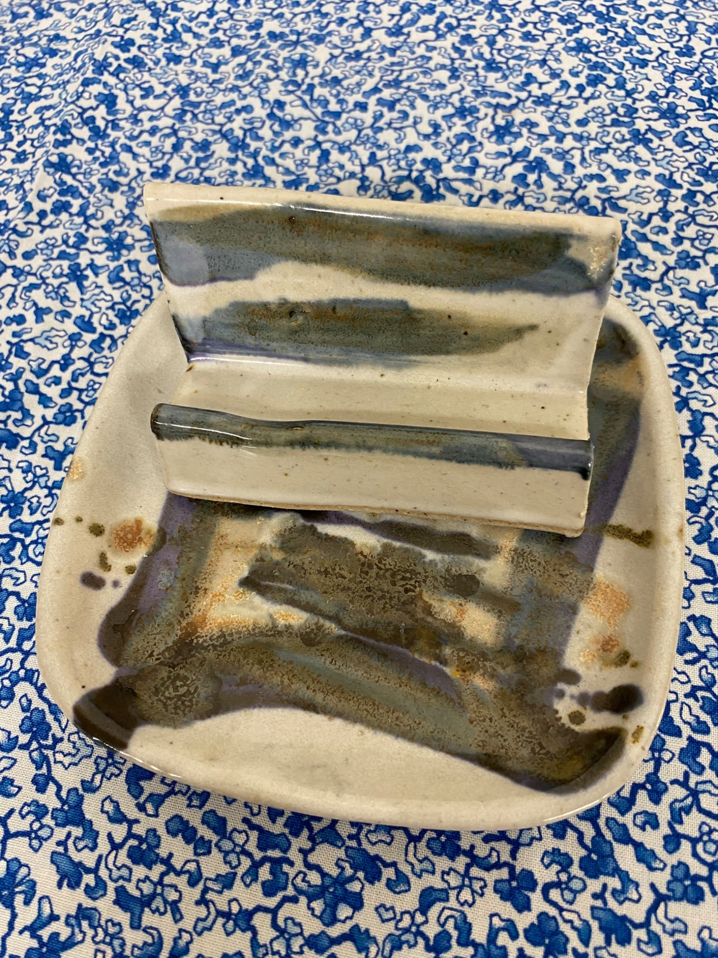 business card holder pottery set - 3
