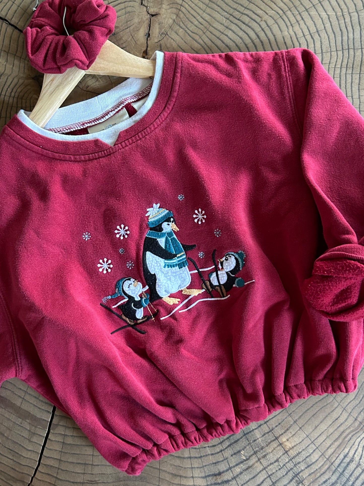 the winter penguin crewneck set - 1