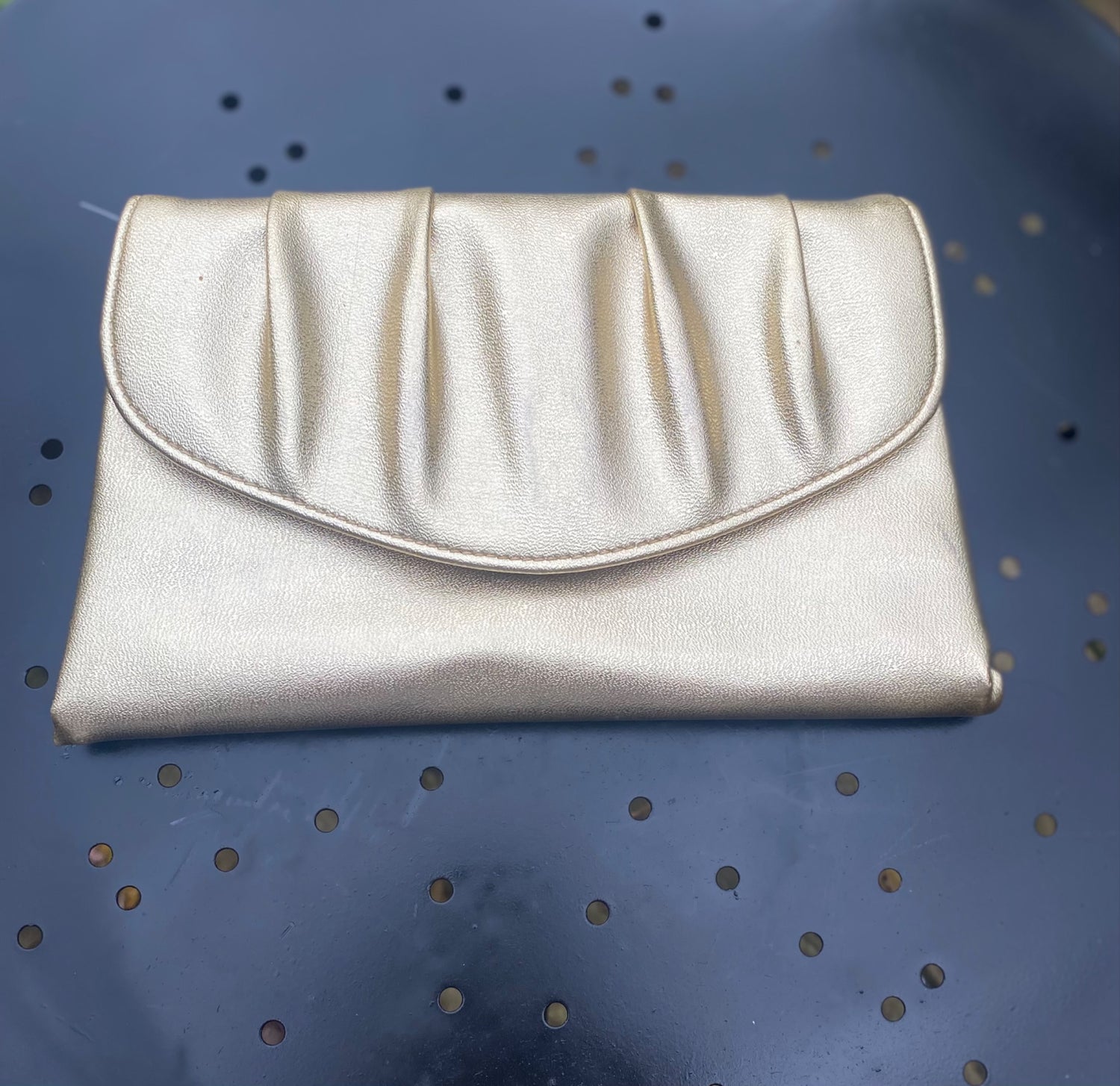 Disco Gold Vintage Clutch - 1