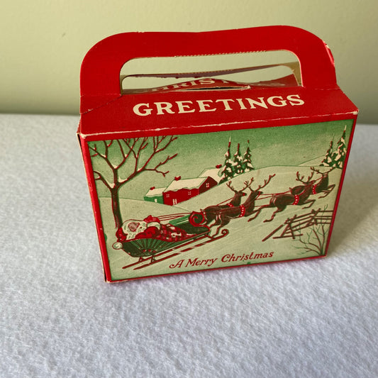 Vintage Christmas Candy Box - 1