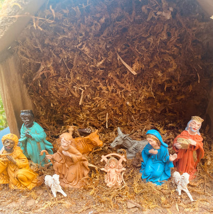 Wooden Nativity Scene - 2